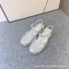 Zapatos de Mujer Melissa 2026 Modelo Nuevo Sandalias de Mujer Melissa con Punta Hueca Zapatos de Gel Planos Romanos para Playa