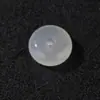 Ágata Branca Natural Fivela de Segurança Redonda Exquisita Acessórios de Luxo Acessíveis Joias DIY Acessórios de Calcedônia Branca Fivela de Segurança de Calcedônia