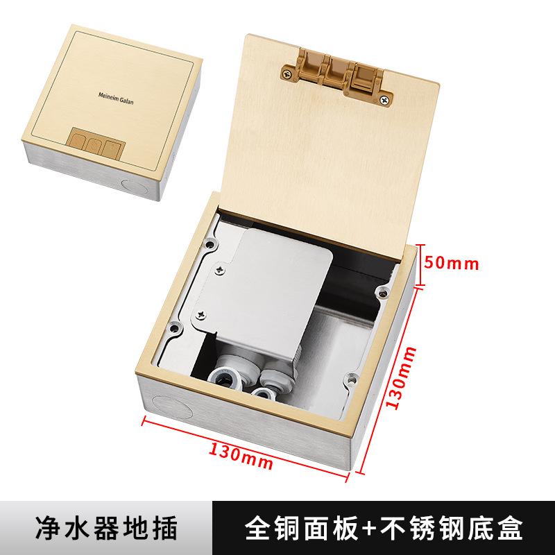 金 纯平 净水器地插