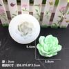 Plantas suculentas flores e plantas bolo de mousse de açúcar decoração faça você mesmo molde para assar vela molde de gota de cola molde de chocolate