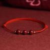 Pulsera de arena bendición año de nacimiento pulsera roja con cuentas tobillera roja para hombres y mujeres regalo tobillera joyería de Templo Templo pulsera