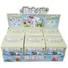 Figuras divertidas de cachorros en caja sorpresa, decoraciones de cachorros con trazo lineal, muñecas de resina lindas, manualidades de resina, stock al por mayor