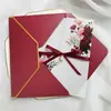 Tarjetas de Felicitación con Impresión UV en Papel Ácido Sulfúrico, Tarjetas de Cumpleaños, Tarjetas de Agradecimiento, Invitaciones de Boda, Invitaciones Generales para Fiestas, Procesamiento y Producción