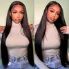 Peruca Moda Europeia e Americana Nova Transfronteiriça Cabelo Liso de Comprimento Médio Cobertura Total da Cabeça Peruca Lace Frontal África Quente