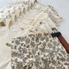 Ropa de Casa Infantil Estilo Danés 24 Verano Ropa de Aire Acondicionado para Bebé Traje de Camiseta Casual para Bebé Procesamiento Personalización Neutro