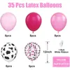 Traje de globos de confeti de colores Amazon temu transfronterizo para niñas, cumpleaños, boda, arreglo de ambiente para fiestas