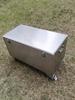 Caja de herramientas de acero inoxidable 304 con ruedas engrosada pequeña grande caja de herramientas de ferretería caja de almacenamiento caja de almacenamiento