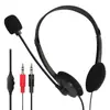 Auriculares USB con diadema, Auriculares con cable circumaurales con volumen ajustable, Universales para tabletas, Adecuados para estudiantes y adultos