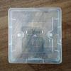 Caja de plástico para interruptor y enchufe tipo 86 internacional de vidrio templado eléctrico, caja especial de vidrio templado para productos de alta gama