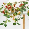 94cm Galho Grande Artificial de Framboesa Fruta Baga Fruta Silvestre Decoração Suave para Casa Arranjo de Flores Material Floral Atacado Transfronteiriço