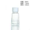 Botella de Condimentos para Cocina Mini Frasco de Vidrio para Espolvorear Caja de Condimentos de Pimienta Comino Botella de Condimentos para Barbacoa Pimienta Embotellada Botella Vacía