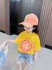 Camiseta de algodón de manga corta para niños, camiseta para niñas y niños, nueva camiseta de verano 2024 de manga corta para niños, estilo coreano