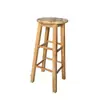 Silla de Barra Moderna Sencilla de Madera Maciza Taburete de Barra Silla de Barra Silla de Barra Taburete Alto Taburete Escalera Hogar Tienda de Té con Leche Silla Estilo Europeo