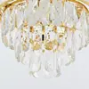 Lámpara de Cristal Nueva Luz Principal para Sala de Estar Lujo Light Luxury Araña para Vestíbulo de Villa Francesa Lámpara para Restaurante Dormitorio Lámpara para Estudio