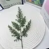 Agujas de pino artificiales para crear una decoración navideña atmosférica, artículos decorativos de tacto suave, decoración de planta verde de caucho blando navideño