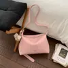 Nova Bolsa Transversal Simples 2026 para Mulheres, Bolsa Versátil de Couro Macio Estilo Bolinho, Bolsa de Ombro, Bolsa de Trabalho Fashion com Design Único
