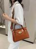 Bolsa Transversal Estilo Novo 2026 para Mulheres, Bolsa para o Dia a Dia, Bolsa de Mão de Couro Genuíno de Luxo Discreto, Bolsa de Ombro de Couro Bovino de Camada Superior