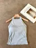 Camisola de encaje con pedrería estilo retro americano para mujer, nuevo modelo de verano 2026 con copas, top exterior ajustado