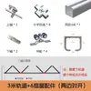 Accesorios para ventana plegable de empujar y tirar izquierda y derecha ventanas de madera maciza puertas plegables deslizantes riel colgante riel ventanas de madera juego completo herrajes universal