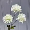 Flores de Casamento Brancas Teto do Salão de Casamento Materiais de Flores Brancas Adereços de Decoração Flores de Seda Arranjo de Flores de Hotel Adereços de Guia de Estrada