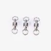Conector de dos anillos de soldadura con rodamiento giratorio para diversos tipos de aparejos de pesca, pequeños accesorios, fabricantes de aparejos de pesca al por mayor