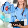 Clips retráctiles para insignias de Doctor y Enfermera de venta caliente transfronteriza, Carrete retráctil para insignias de PVC médico popular de fácil extracción, Clips para portainSignias