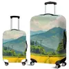 Nueva Funda Gruesa Transfronteriza para Maleta, Funda Protectora Elástica, Funda Antipolvo de Alta Elasticidad, Serie Paisaje y Cielo Estrellado Funda para Maleta de Viaje