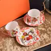 Novo Prato de Jantar de Hotel de Luxo 10 polegadas Prato de Bife Fofo Porcelana Óssea 8 polegadas Prato de Sobremesa Prato de Bolo Cerâmico Presente de Exportação