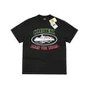 CORTEIZ Marca de Tendencia Streetwear Americana RULES THE WORLD Camiseta Estampada de Manga Corta Suministro Directo de Fábrica Venta al por Mayor