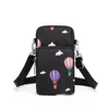 Bolso para teléfono móvil transfronterizo nuevo para mujer, bandolera de tela Oxford, bandolera pequeña, bolso para teléfono móvil, mini bolsa vertical para cambio de mano