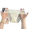 Venda Direta da Fábrica Mais Vendido Sexy Renda Vazada Cintura Baixa Laço Calcinhas Femininas Puro Desejo Respirável Sem Costura Tanga
