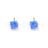 Brinco de Titânio F136 Estilo Pino Opala Aurora Brinco de Orelha Liga de Titânio G23 Joia para Piercing Unha de Osso da Orelha Unha da Cóclea