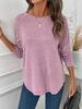 Camiseta de Punto de Manga Larga Casual Nueva de Color Sólido para Mujer, Top Corto, Otoño e Invierno Transfronterizo Europeo y Americano