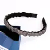 Diadema accesorios para el cabello al por mayor coreana alta calidad pedrería pliegue borde fino dentado diadema nueva diadema para la cabeza