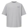 Camiseta Masculina Nanxia Tendência Retrô Americana de Manga Curta, Estilo Primavera e Verão, Caimento Solto, Simples com Gola Redonda, Top Casual