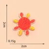 Nueva Serie de Dibujos Animados Mini Pegatinas de Tela Bordado DIY Accesorios de Ropa Decoración Mochila Escolar Infantil Decorativa Estilo Pegamento Caliente