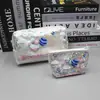 Bolsa de Cosméticos Ins Creativa de Gran Capacidad con Arena Movediza de Planeta Corazón Girly Estuche para Lápices de Estudiante Bolsa de Tocador de Viaje Billetera