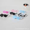 Gafas de sol de patito amarillo accesorios de diadema de pato social tienda de té de leche mini barrio No. 8 accesorios de gafas de pato