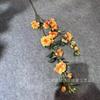 Camélia artificial multi-cabeça Camellia ramo alto fresco selvagem Camellia falsa flor ao ar livre decoração de casamento material da flor