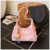 Bolsa de Ombro/Axila Grande Capacidade, Casual, Macia, para Mulheres, Nova Moda, Versátil, para o Dia a Dia, Transversal, Bolsa Tote