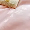 2026 Novo Estilo Francês Luxo Leve Cetim Jacquard Bordado de Renda Estilo Princesa Saia de Cama Conjunto de Quatro Peças