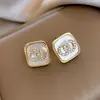 Qingtao Xi Ying Arete de Perla Estilo Coco Francés Aretes Diseño de Nicho Sentido de Diseño Aretes de Lujo Ligero Venta al por Mayor