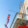 Bestseller Transfronteiriço da Amazon Estilo Britânico Catavento Bandeira 30+70cm Decoração Externa Bandeira de Vento Britânica