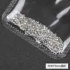 [Pacote com 200] Mini Zircônia Chanfrada Piscante Pequena Acessórios de Nail Art Super Brilhantes Base Plana Acessórios Brancos para Unhas