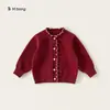 Colección de Suéteres para Niñas Cárdigans de Punto para Niños 2026 Primavera y Otoño Elegantes Abrigos Suéter para Niñas