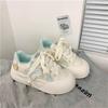 Zapatos originales de tablero de estrella para mujer 2024 otoño nuevo estudiante suela gruesa zapatos blancos pequeños deportivos versátiles casual zapatos de pan