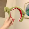 Lindas diademas de dibujos animados, divertidos sombreros de carpa y dinosaurio, diademas de tiburón súper adorables, perfectos para fotos, actuaciones de adultos y niños, y como accesorios para el cabello