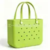 Bolsa de Playa Eva en Stock, Bolsa Perforada de Gran Capacidad, Bolsa Cesta Portátil de Almacenamiento para Exteriores en la Costa, Bolsa Croissant, Bolsa para Mujer