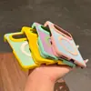 Capa Magnética Color-Blocking Azul Claro Adequada para Celular Dobrável Huawei Pura X Max Edição de Colecionador, Design Simples Anti-Queda de Alto Padrão