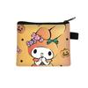 Monedero Serie Halloween Sanrio para Niñas, Billetera de Dibujos Animados de Aspecto Elegante, Bolsa para Audífonos con Cremallera Moderna y Linda, Caliente